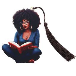 Marque-page femme lectrice