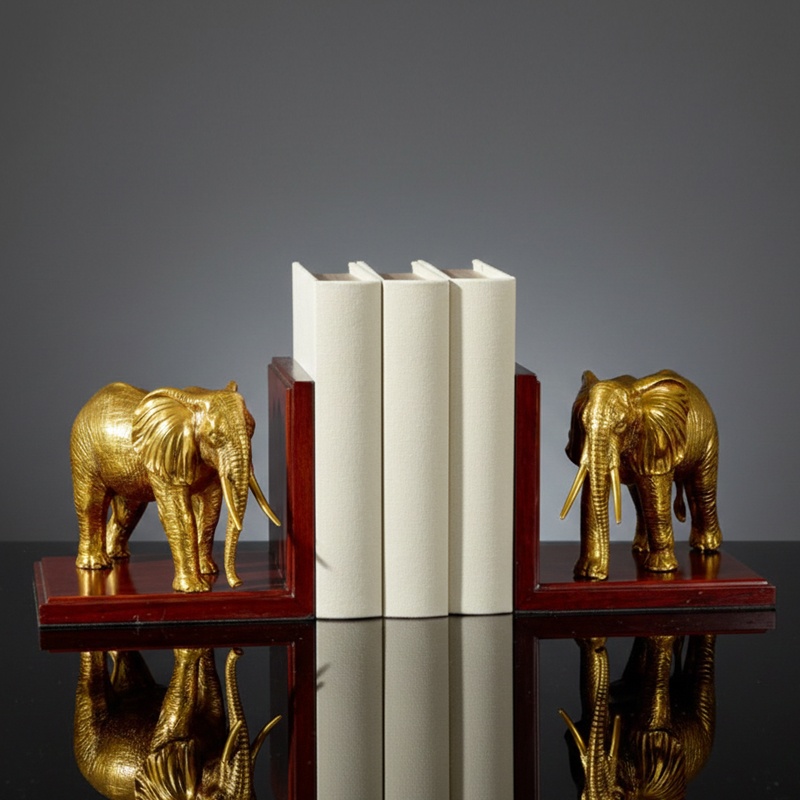 Serre-livres éléphant